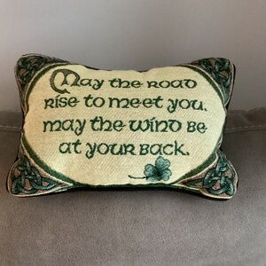 Irish blessing mini pillow